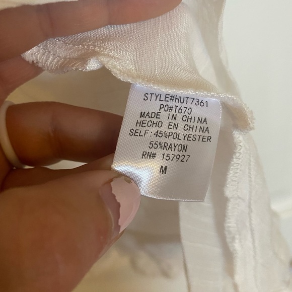 White flowy tank - Picture 2 of 2